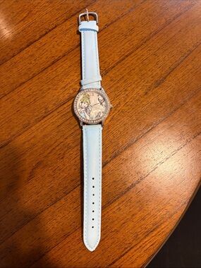 Disney Light Blue Cinderella Accent Watch
